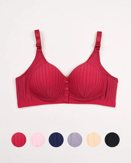Pack Of 3 Ultra-Comfort Padded Button Bra for Women – Comfortable Daily Wear